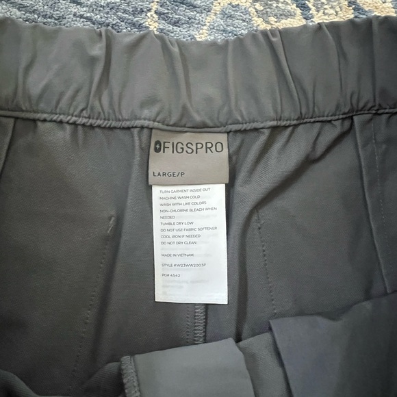 Figs Women's Gray Pants - Picture 2 of 3